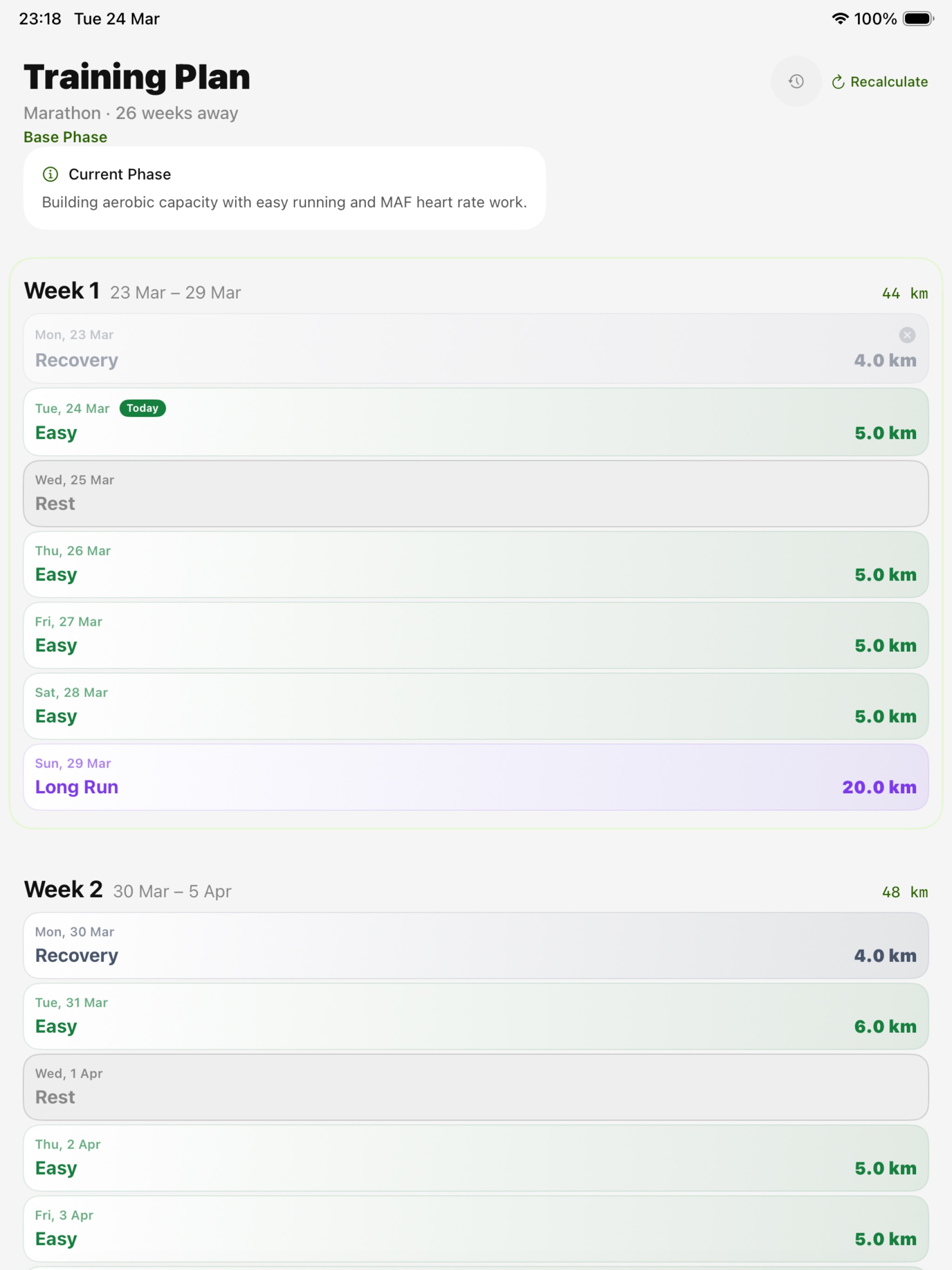 Smart Runner - Training Plans iPad screenshot 2