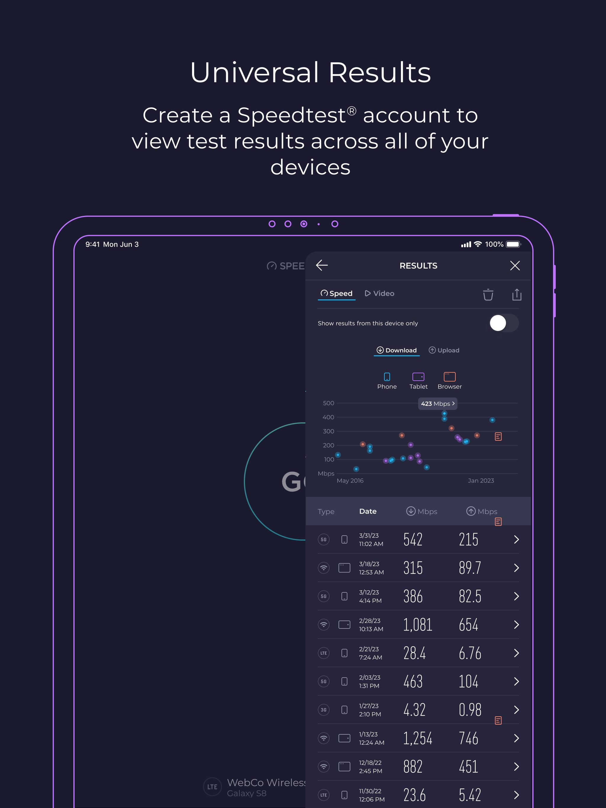 Speedtest by Ookla iPad screenshot 4