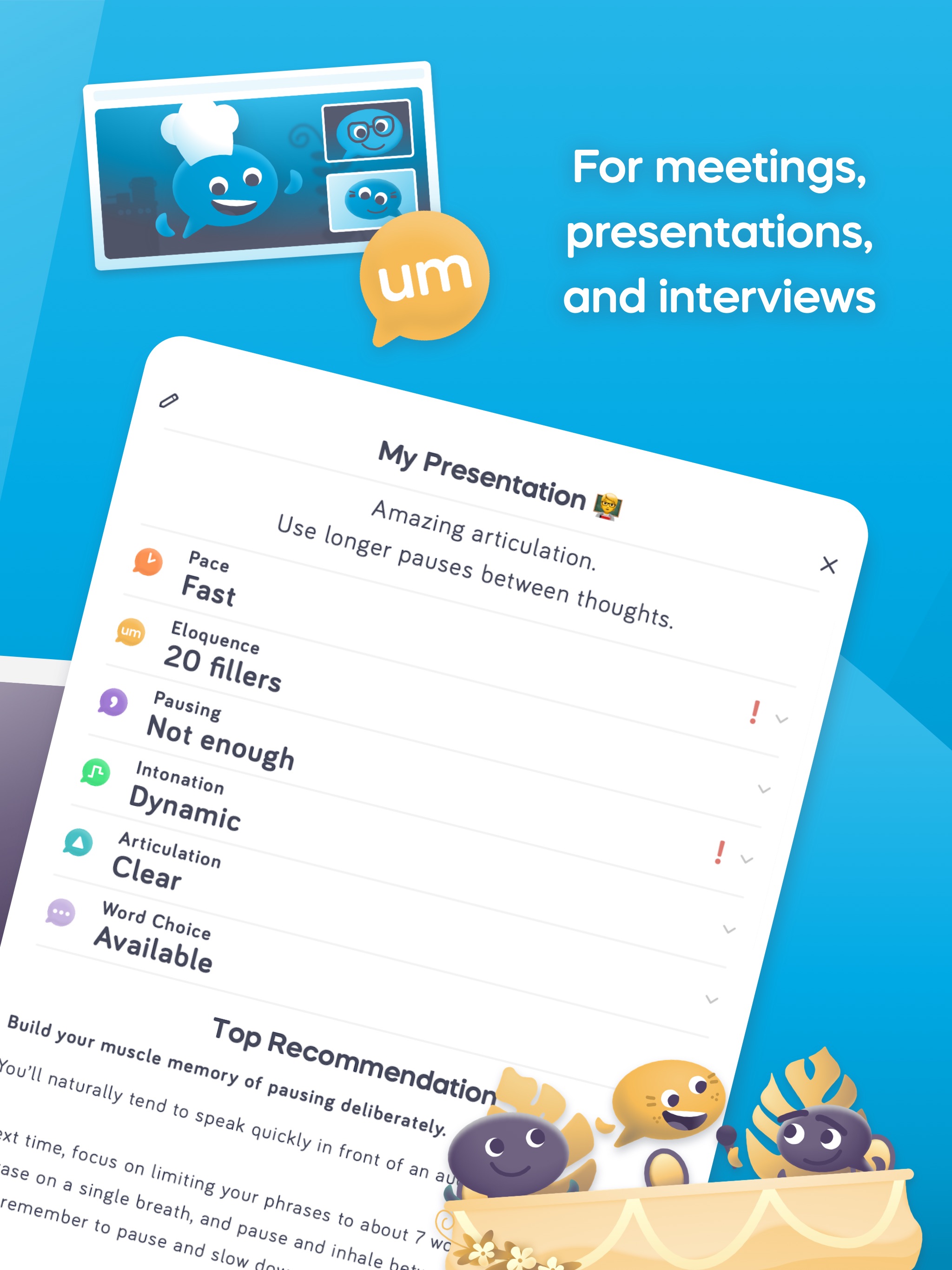 Speeko: AI for Public Speaking iPad screenshot 2