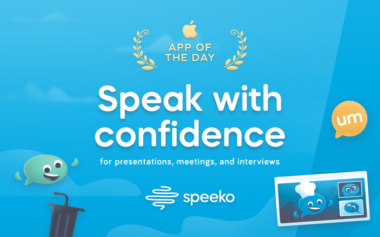 Speeko: AI for Public Speaking Mac screenshot 1