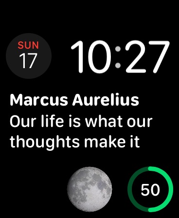 stoic. journal & mental health Apple Watch screenshot 2