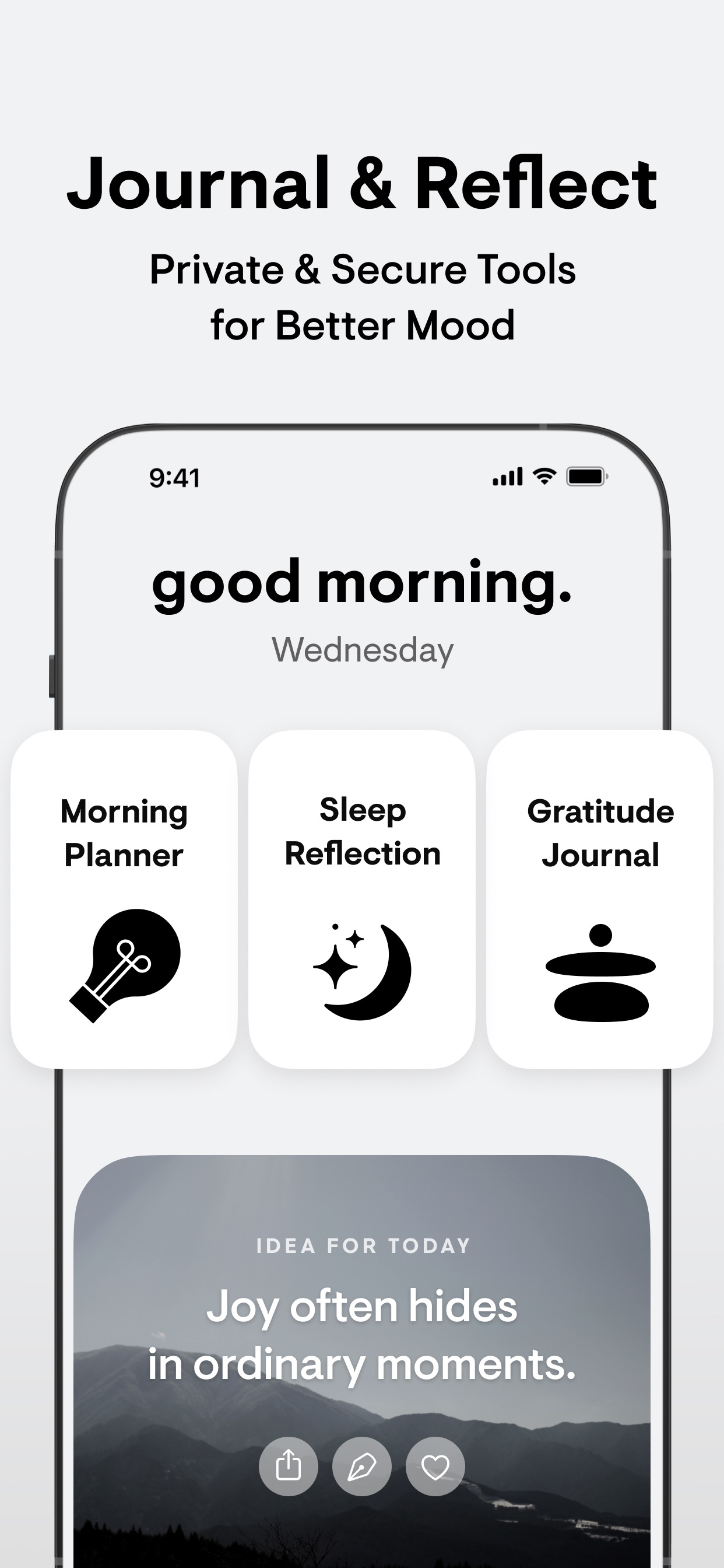 stoic. journal & mental health iPhone screenshot 2