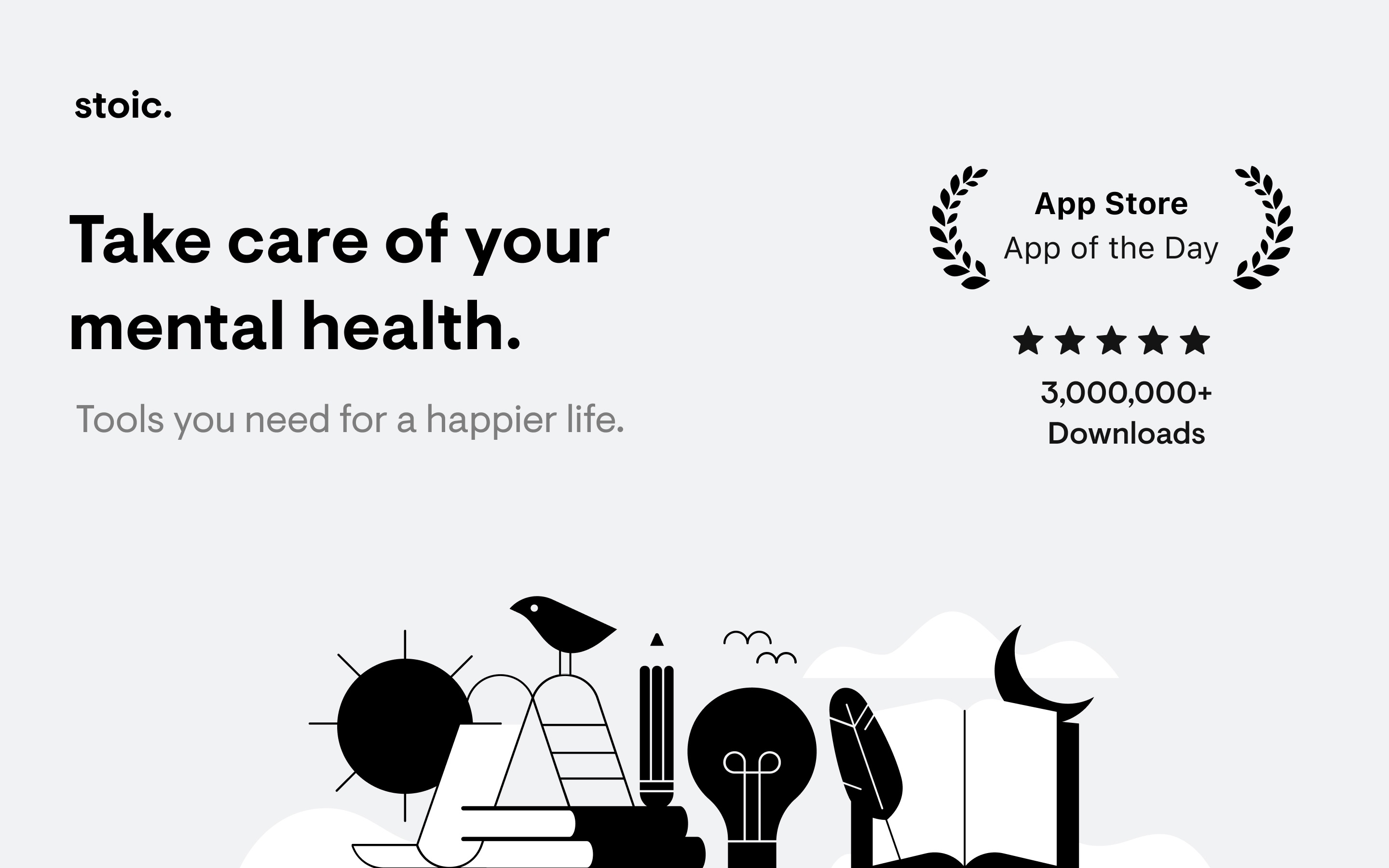 stoic. journal & mental health Mac screenshot 1