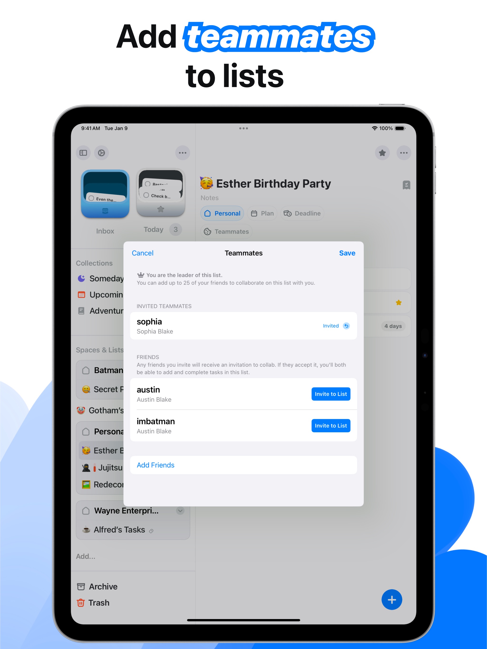 Stuff | ToDos and Lists iPad screenshot 4