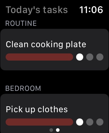 Sweepy: Home Cleaning Schedule Apple Watch screenshot 3