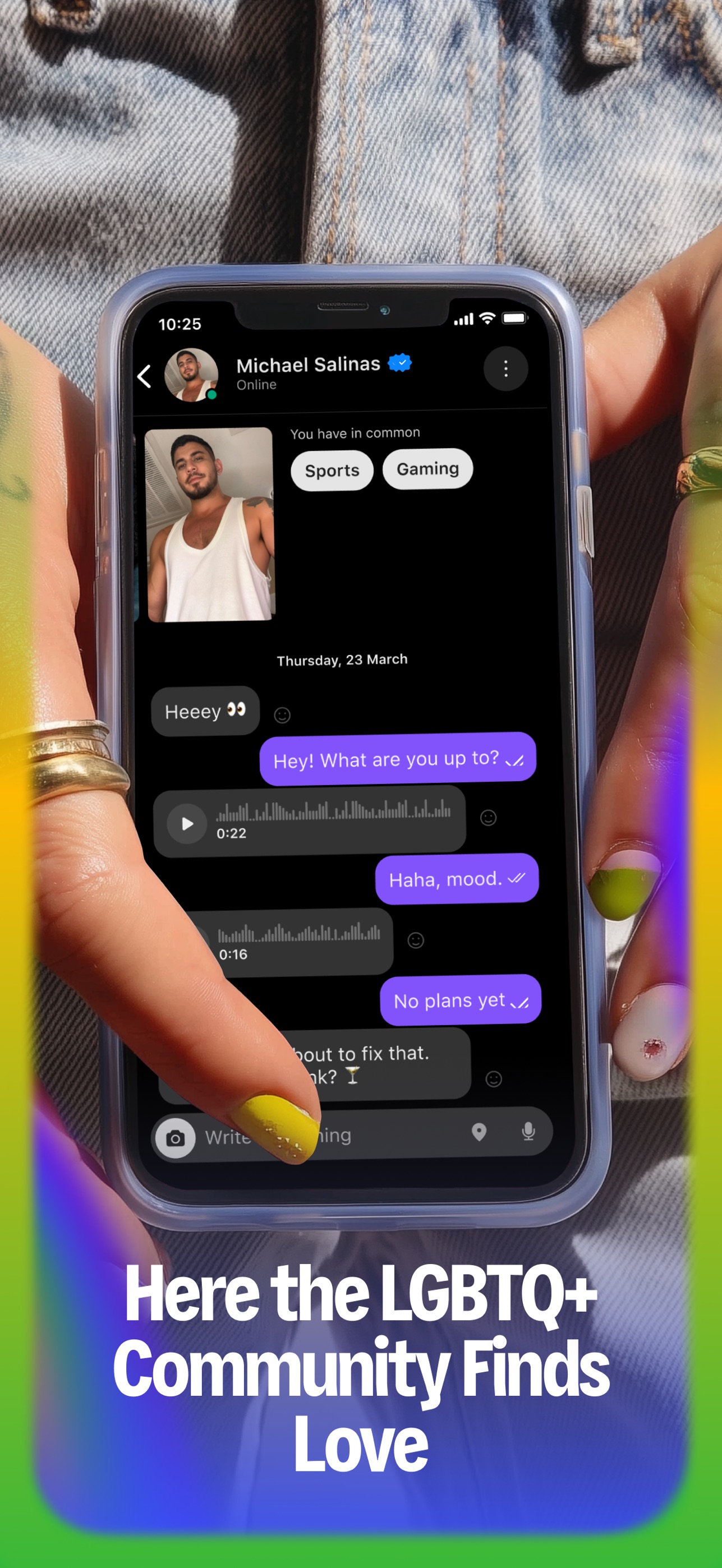 Taimi: LGBTQ+ Dating & Meet Up iPhone screenshot 4