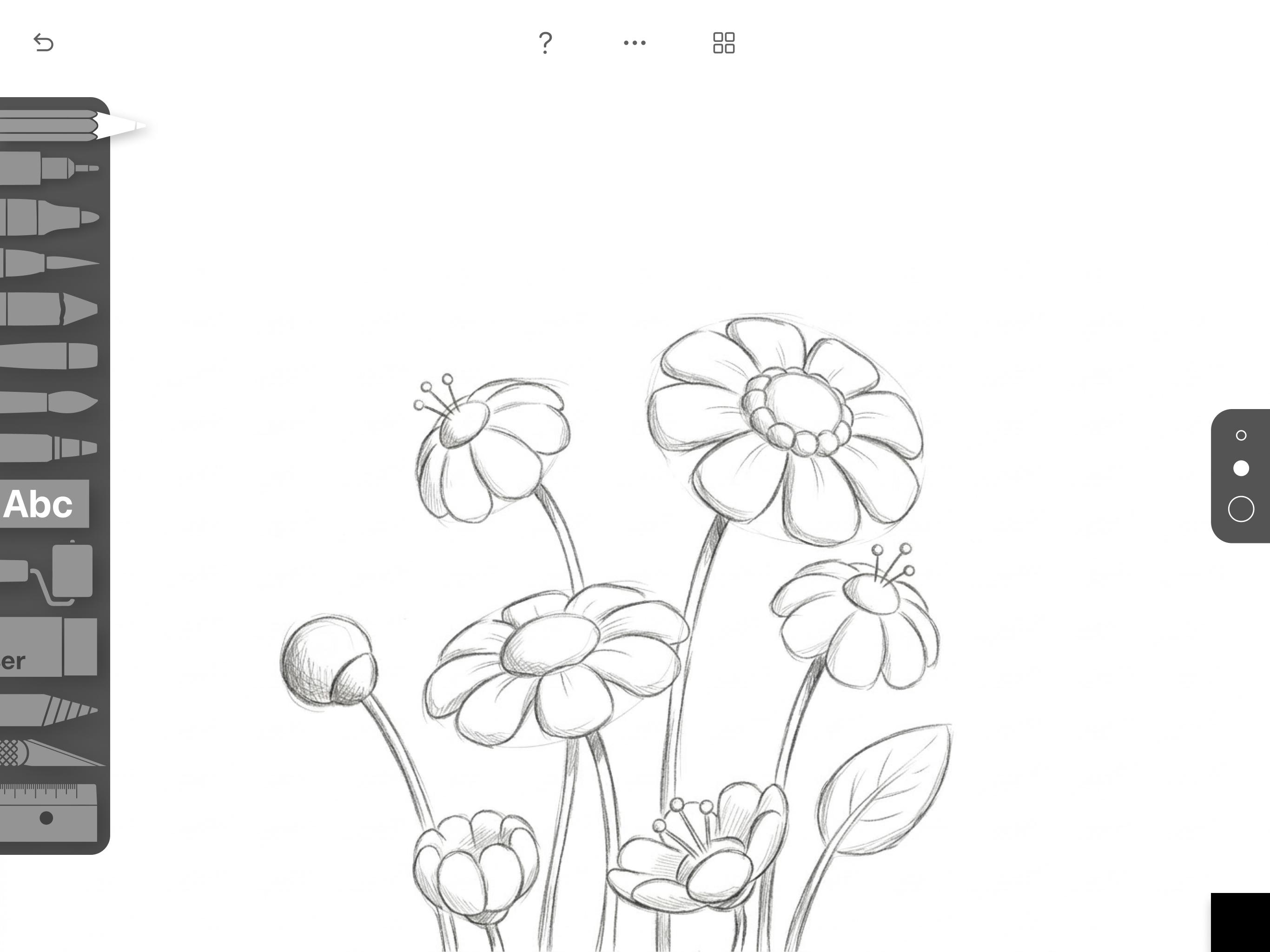 Tayasui Sketches School iPad screenshot 1