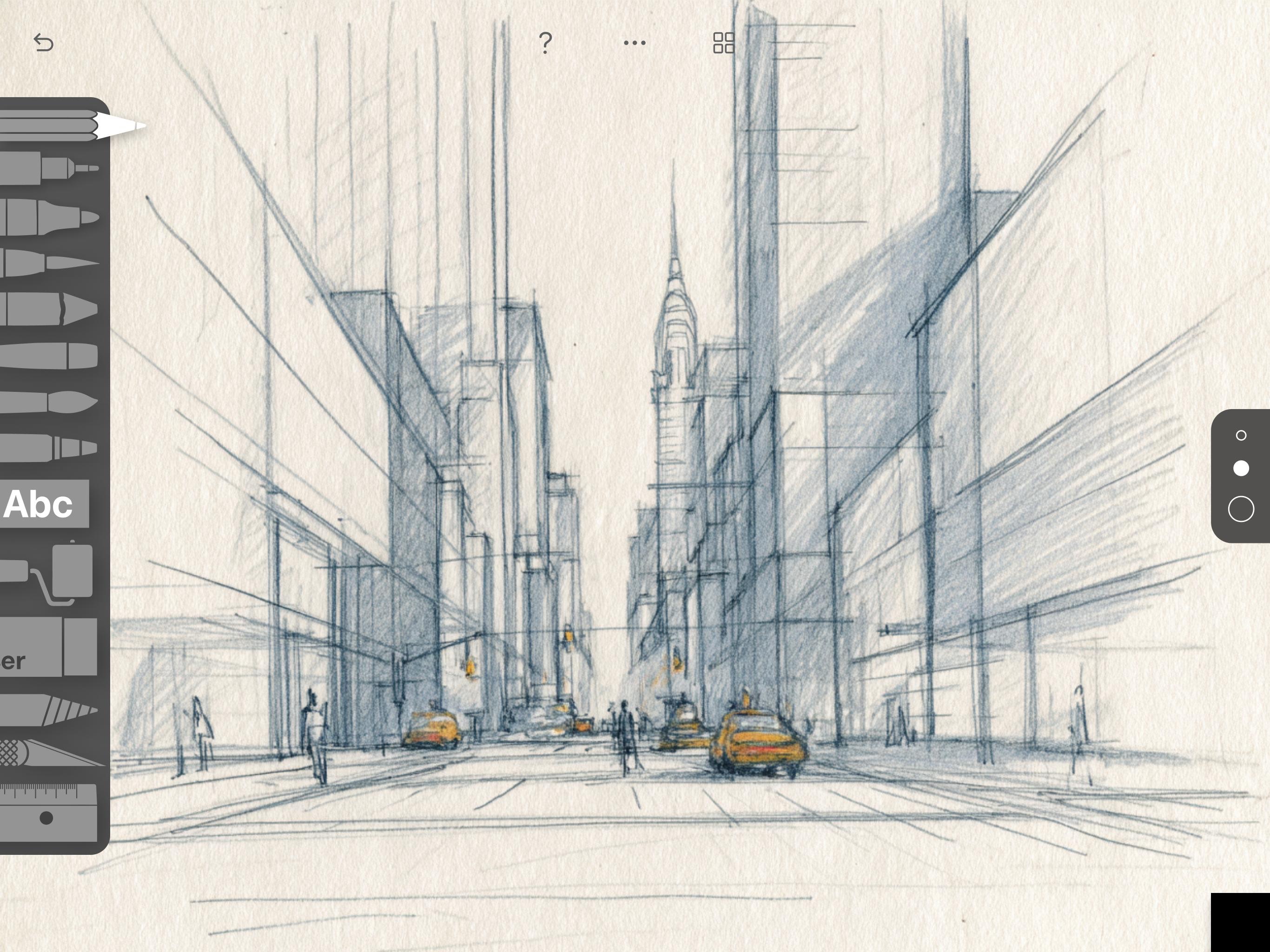 Tayasui Sketches School iPad screenshot 4