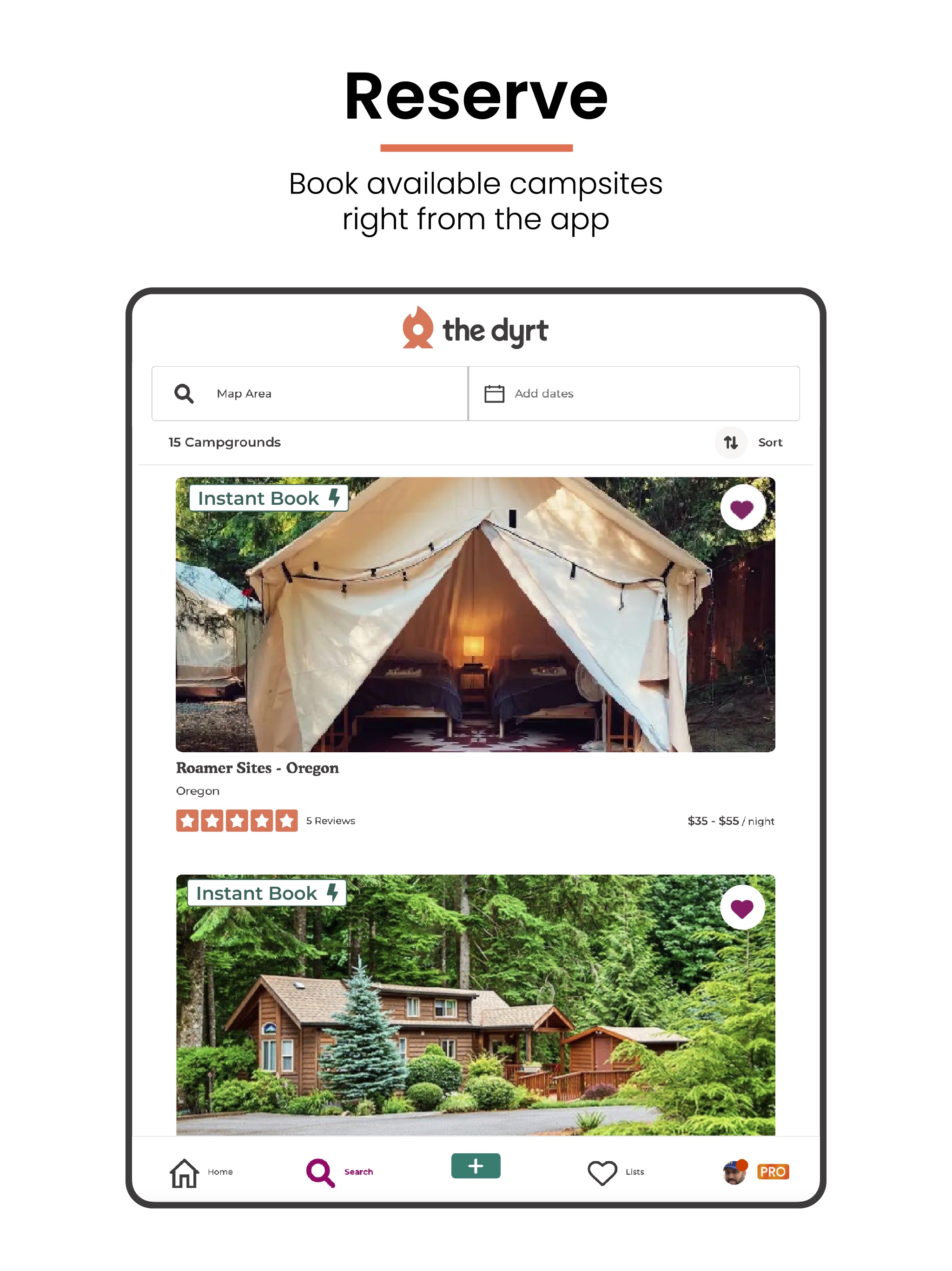The Dyrt: RV & Free Camping iPad screenshot 3