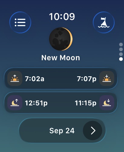 Tide Guide: Charts & Tables Apple Watch screenshot 3