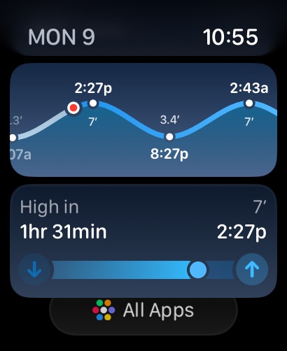 Tide Guide: Charts & Tables Apple Watch screenshot 5