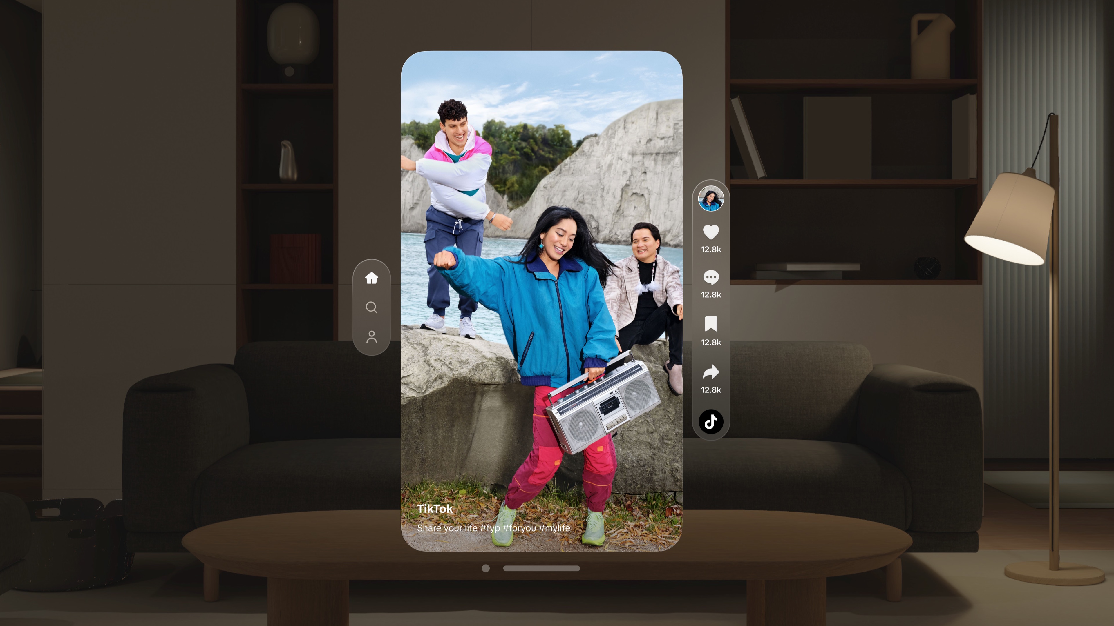 TikTok - Videos, Shop & LIVE Apple Vision screenshot 1