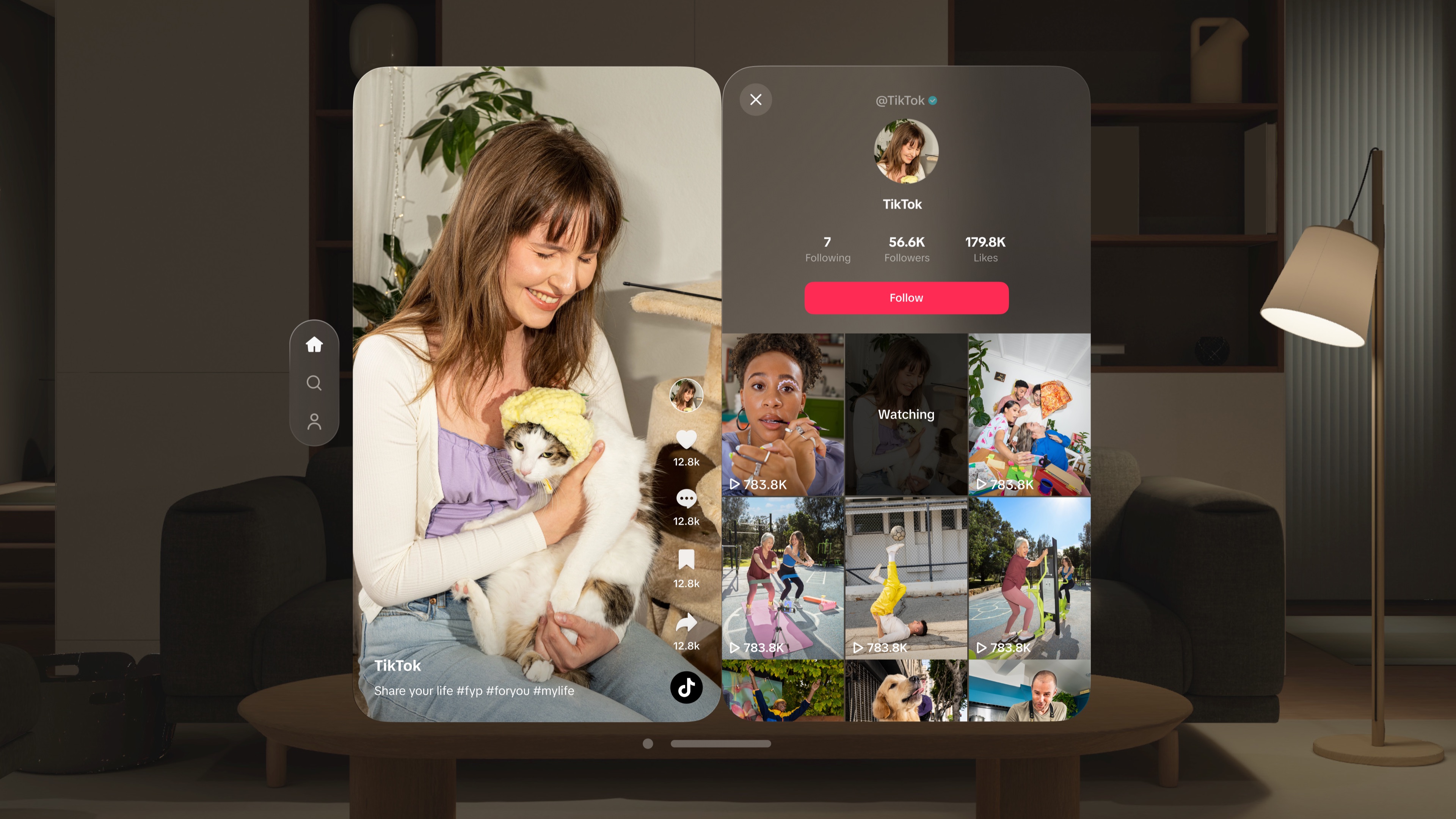 TikTok - Videos, Shop & LIVE Apple Vision screenshot 3