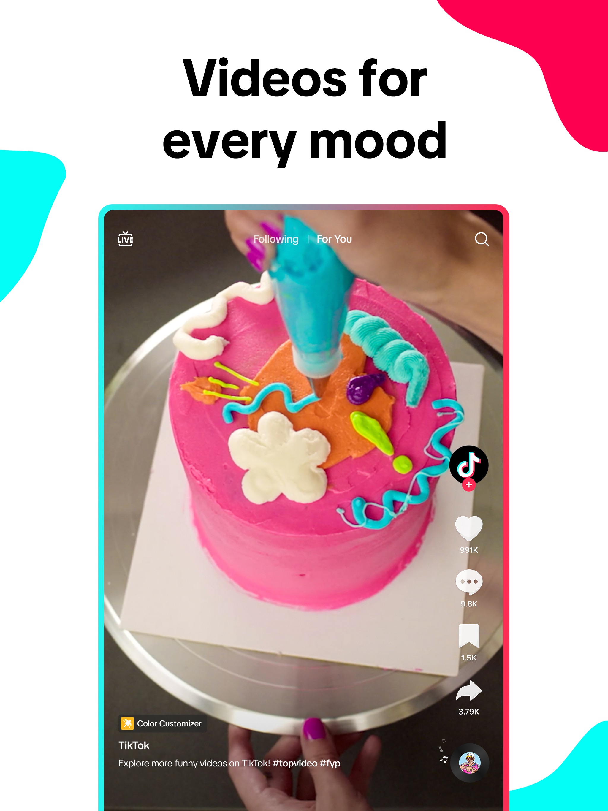 TikTok - Videos, Shop & LIVE iPad screenshot 1
