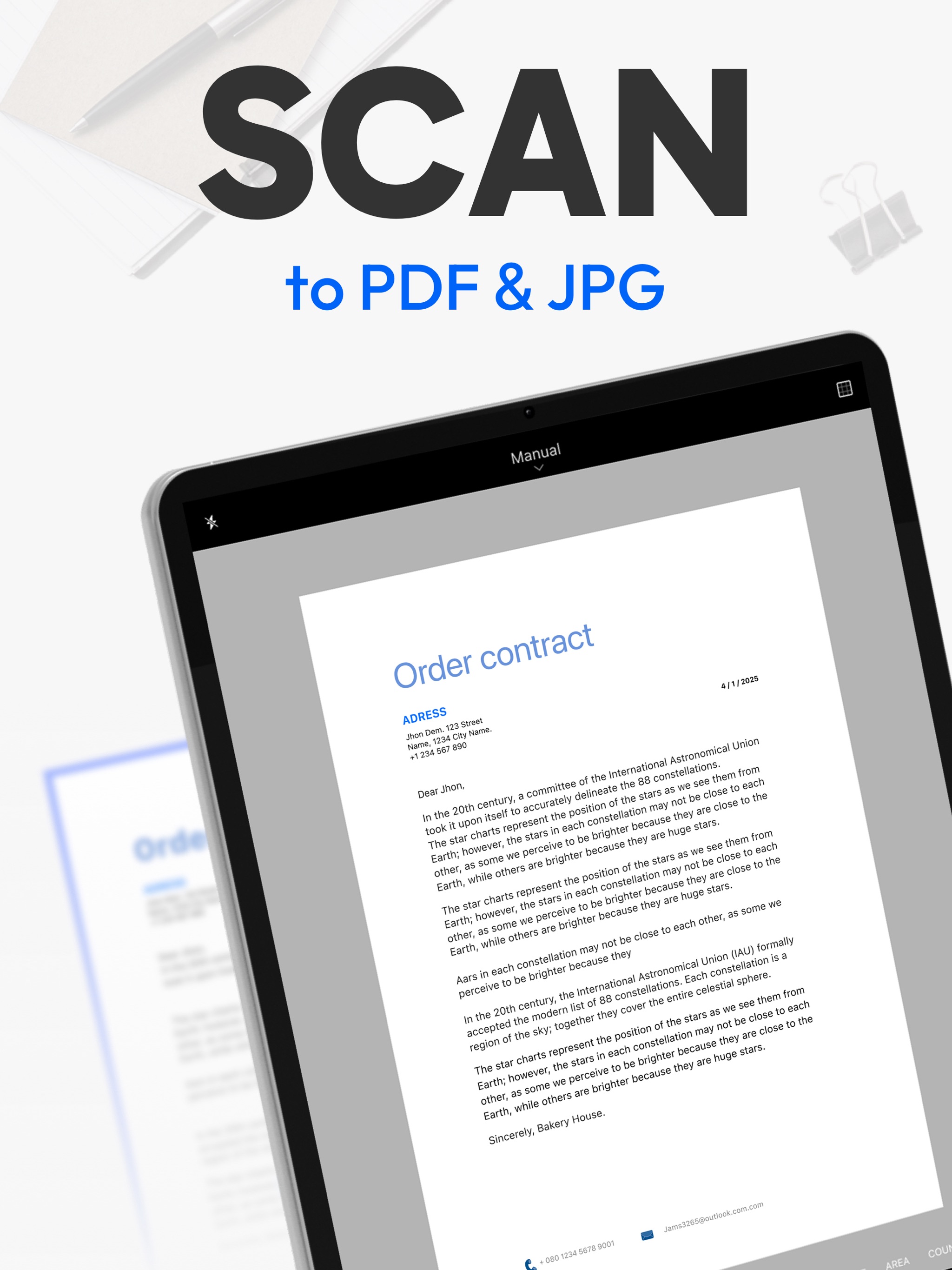 Tiny Scanner - PDF Scanner App iPad screenshot 2
