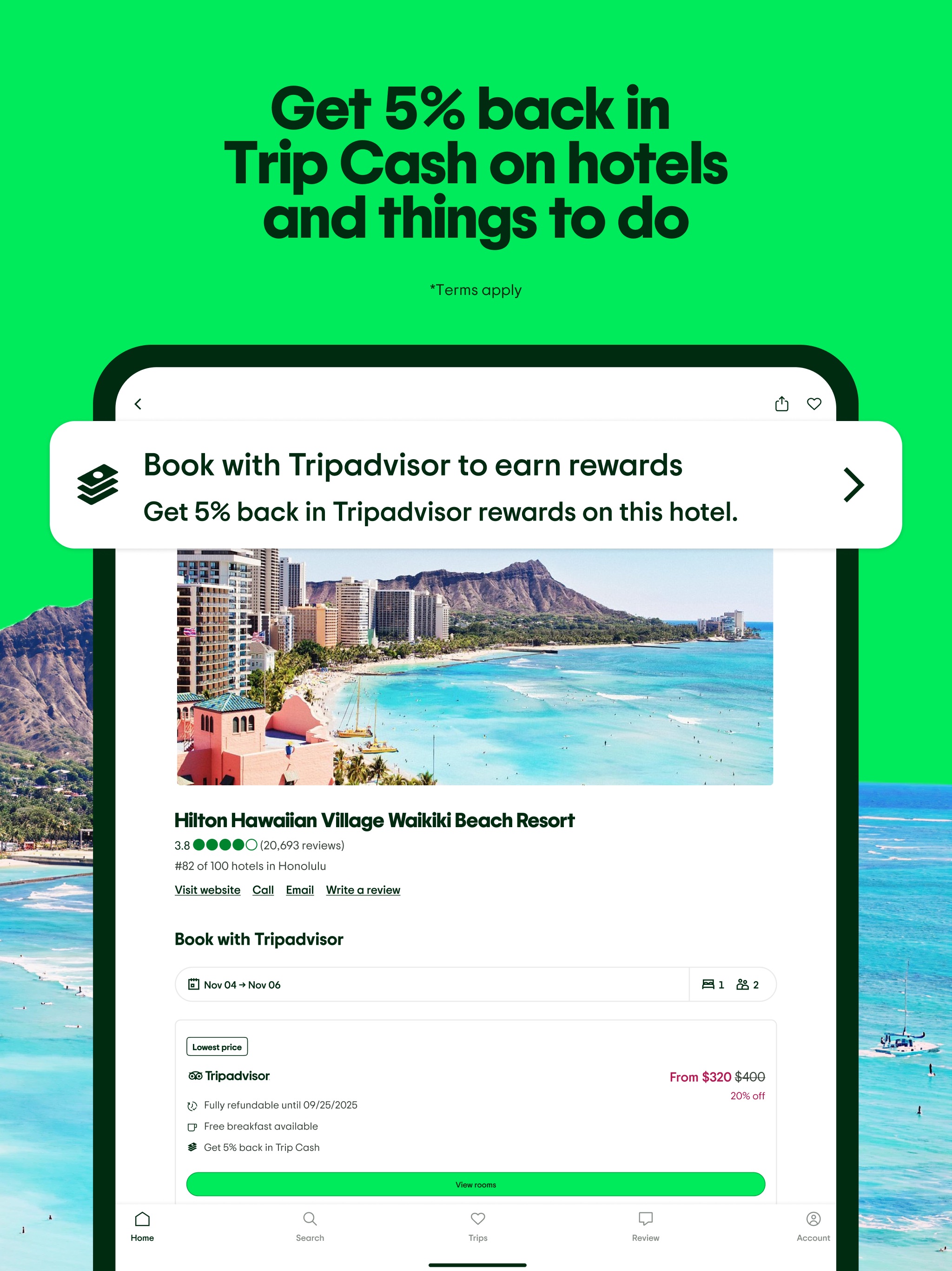 Tripadvisor iPad screenshot 2