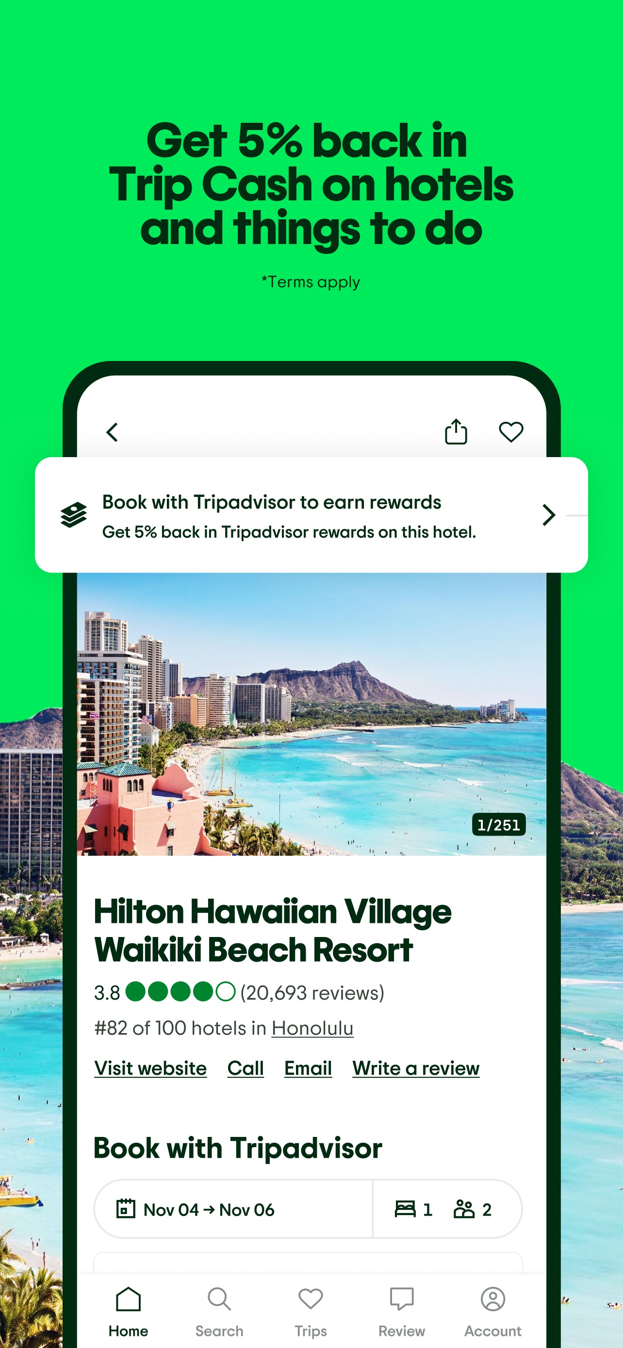 Tripadvisor iPhone screenshot 2