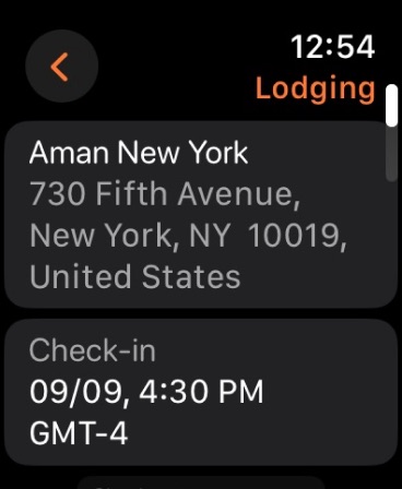 Tripsy Apple Watch screenshot 4