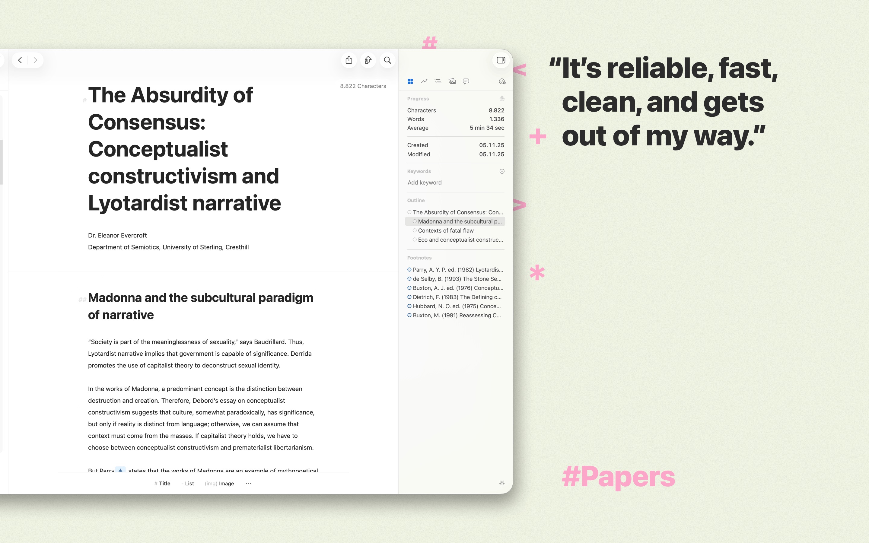 Ulysses: Writing App Mac screenshot 4