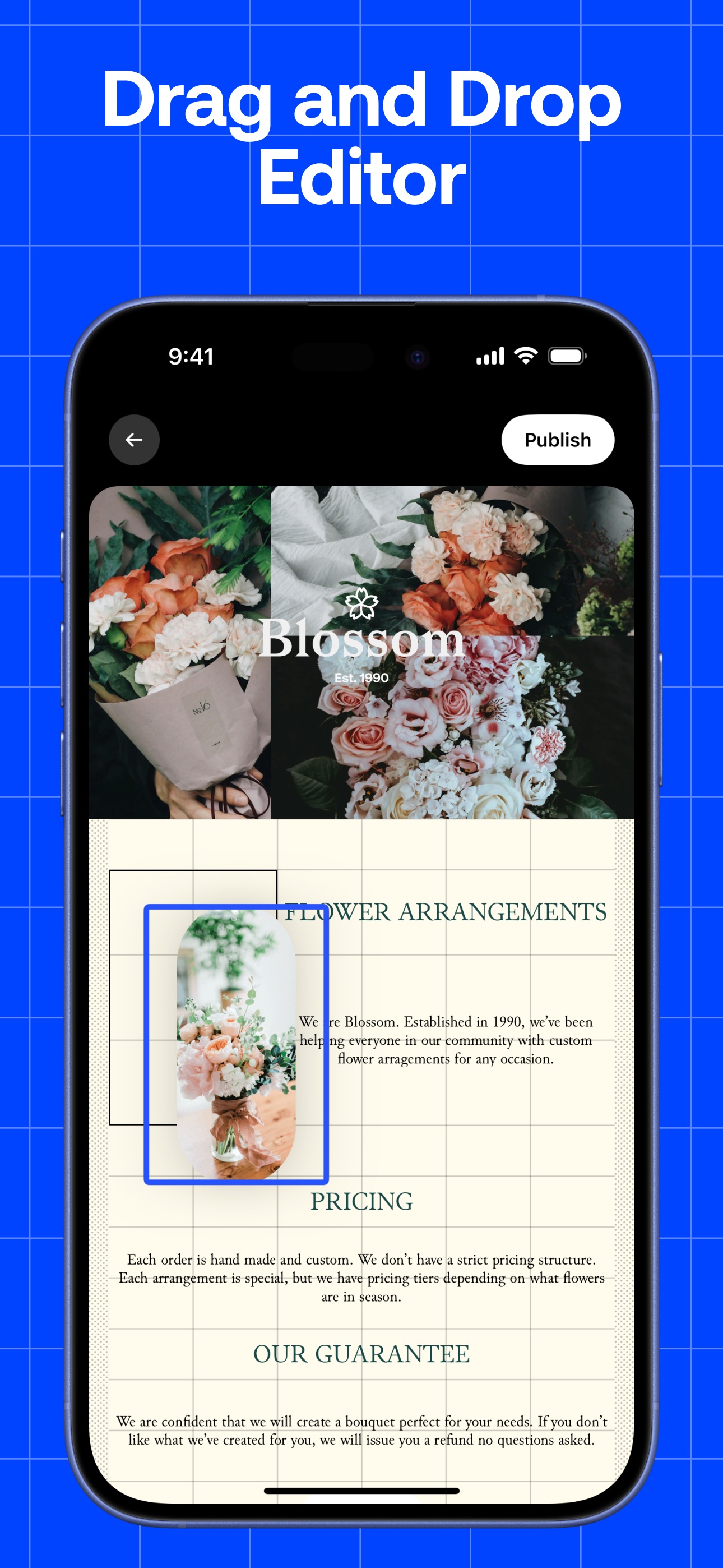 Universe Website Builder iPhone screenshot 3