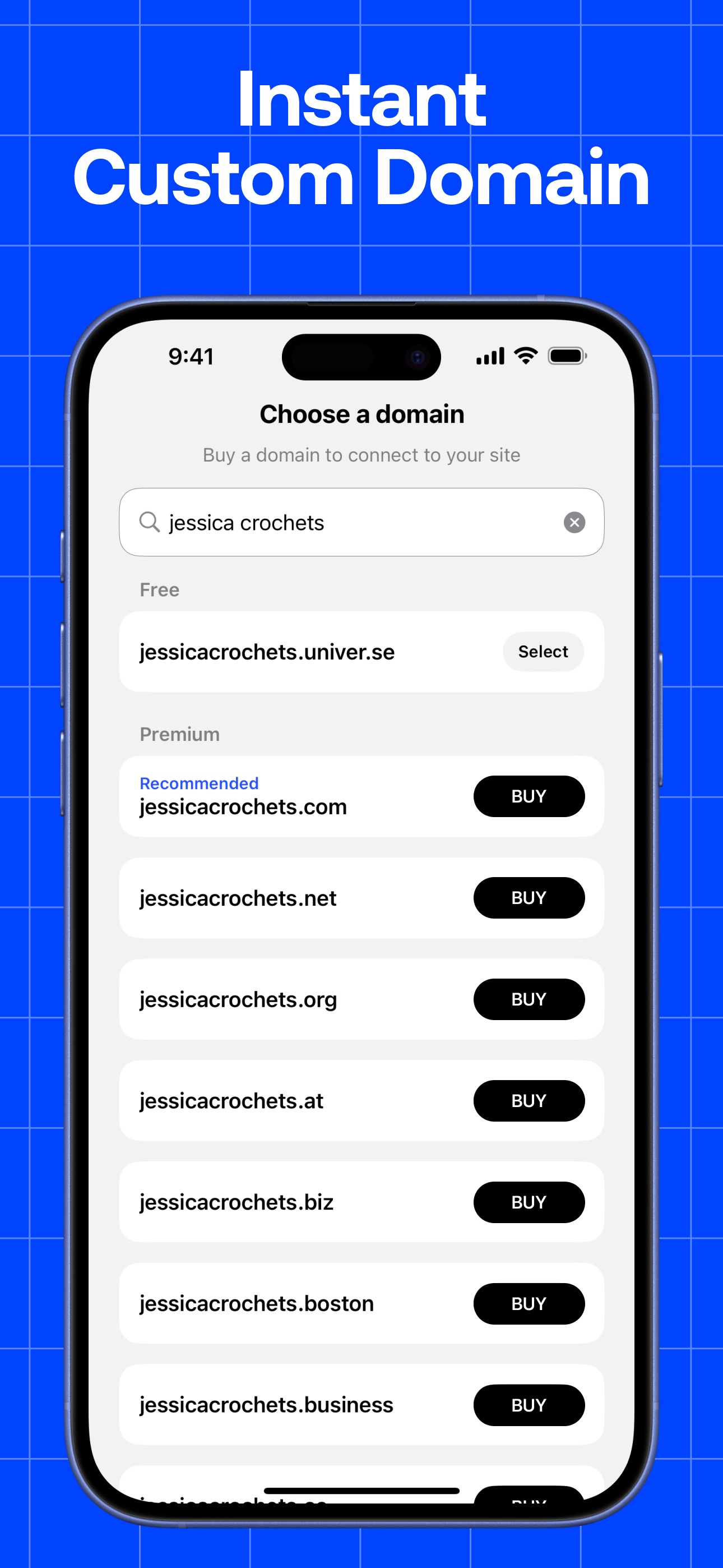 Universe Website Builder iPhone screenshot 4