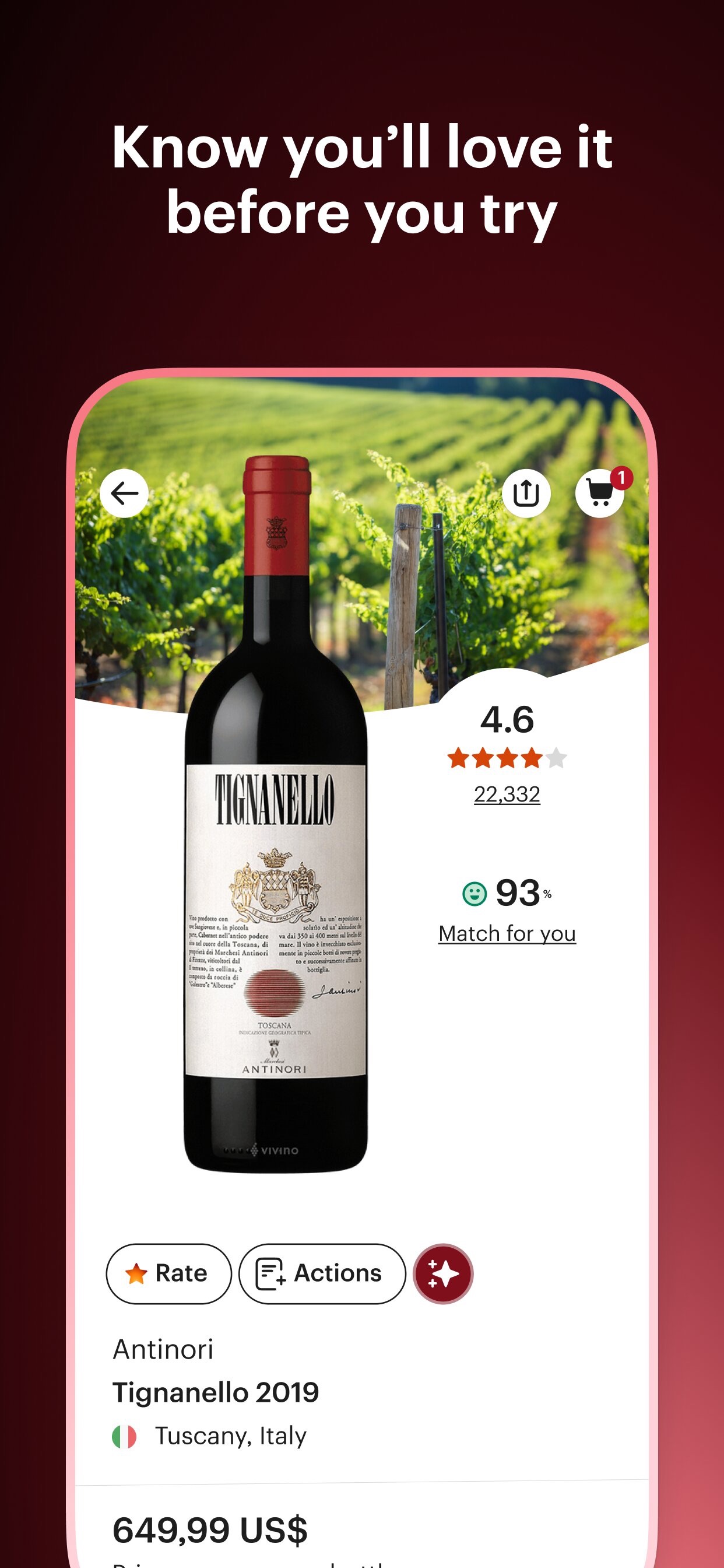 Vivino: Drink The Right Wine iPhone screenshot 4