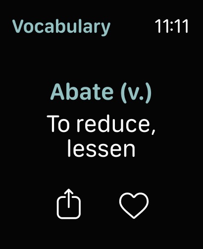 Vocabulary - Learn words daily Apple Watch screenshot 4