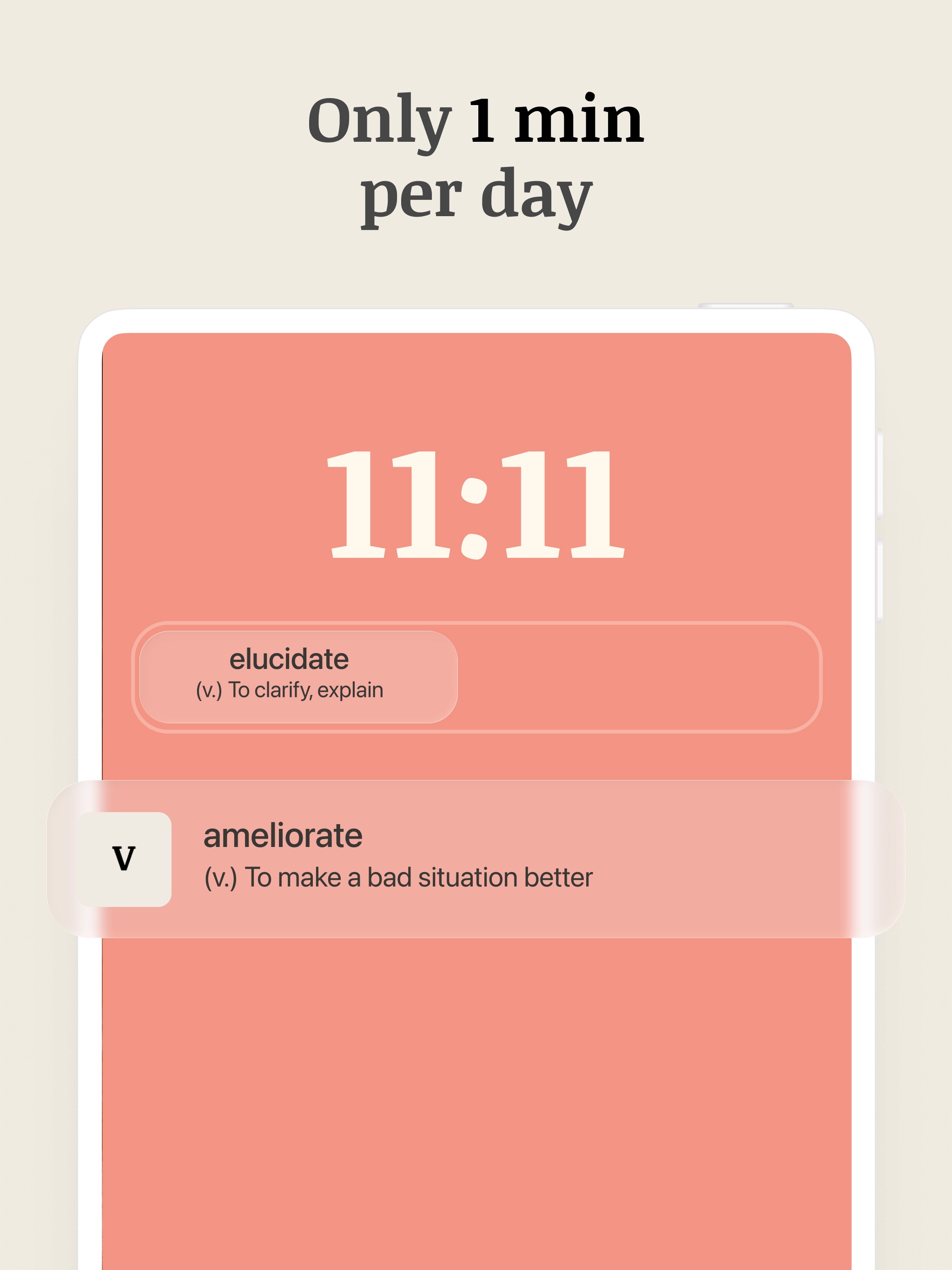 Vocabulary - Learn words daily iPad screenshot 2