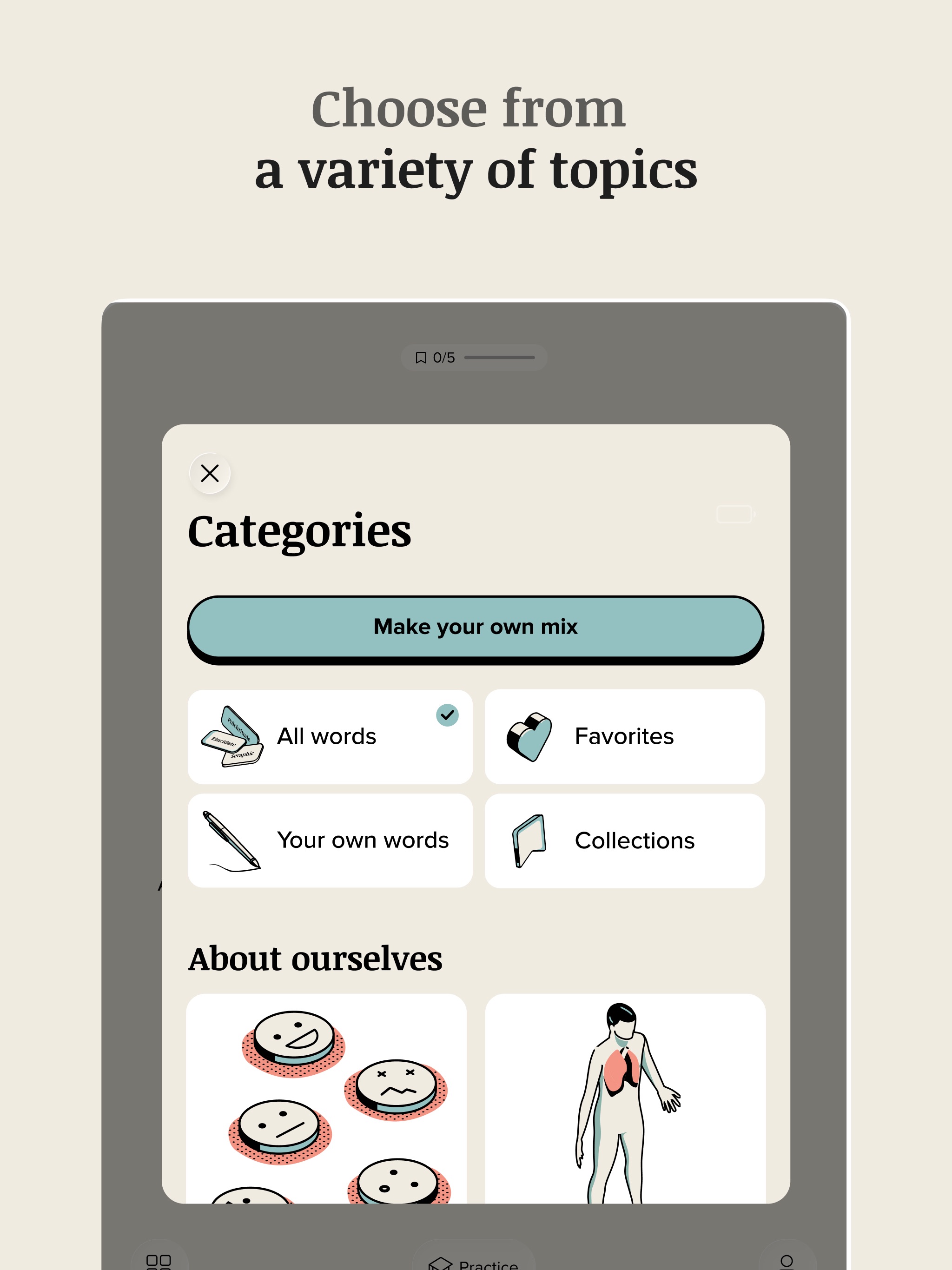 Vocabulary - Learn words daily iPad screenshot 5