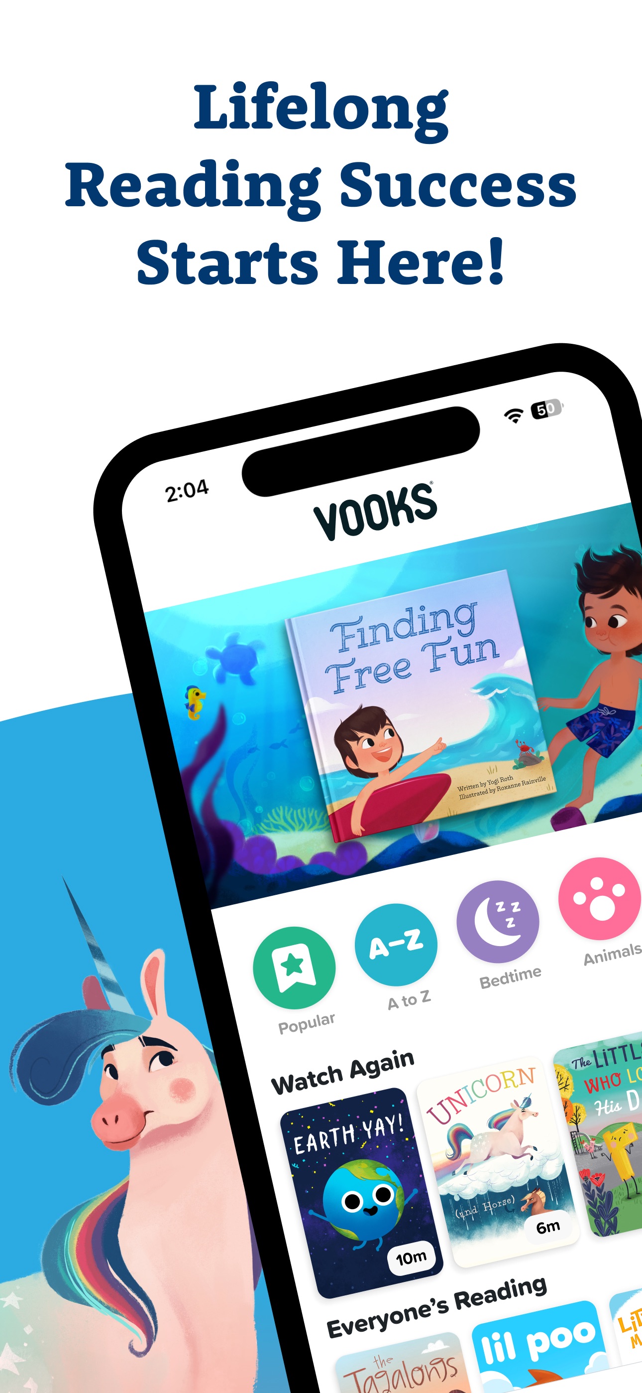 Vooks: Read-Aloud Kids' Books iPhone screenshot 1