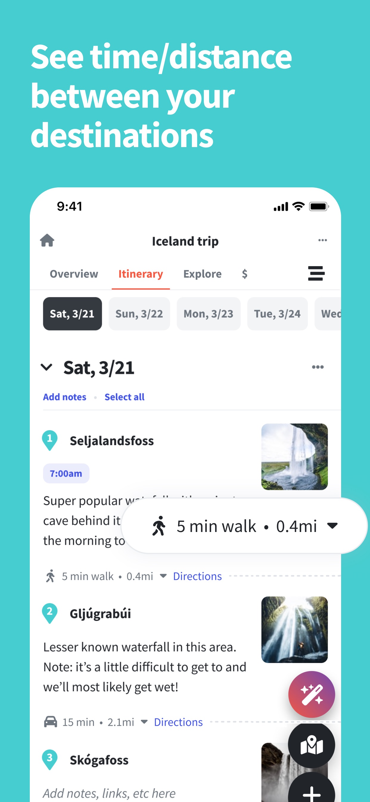 Wanderlog - Travel Planner iPhone screenshot 5