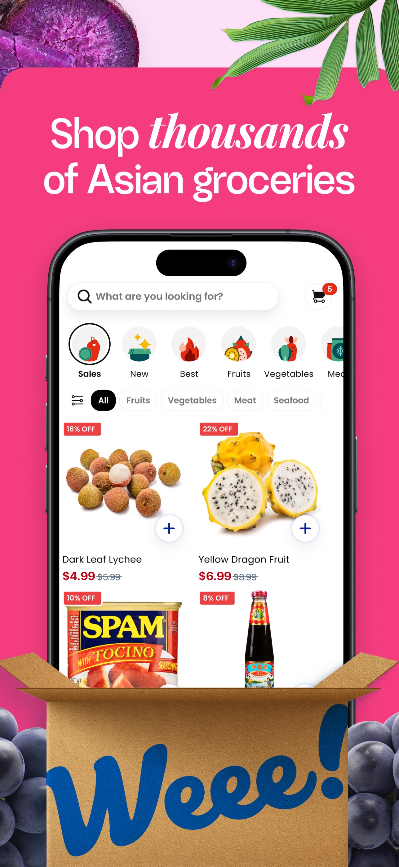 Weee! #1 Asian Grocery App iPhone screenshot 2