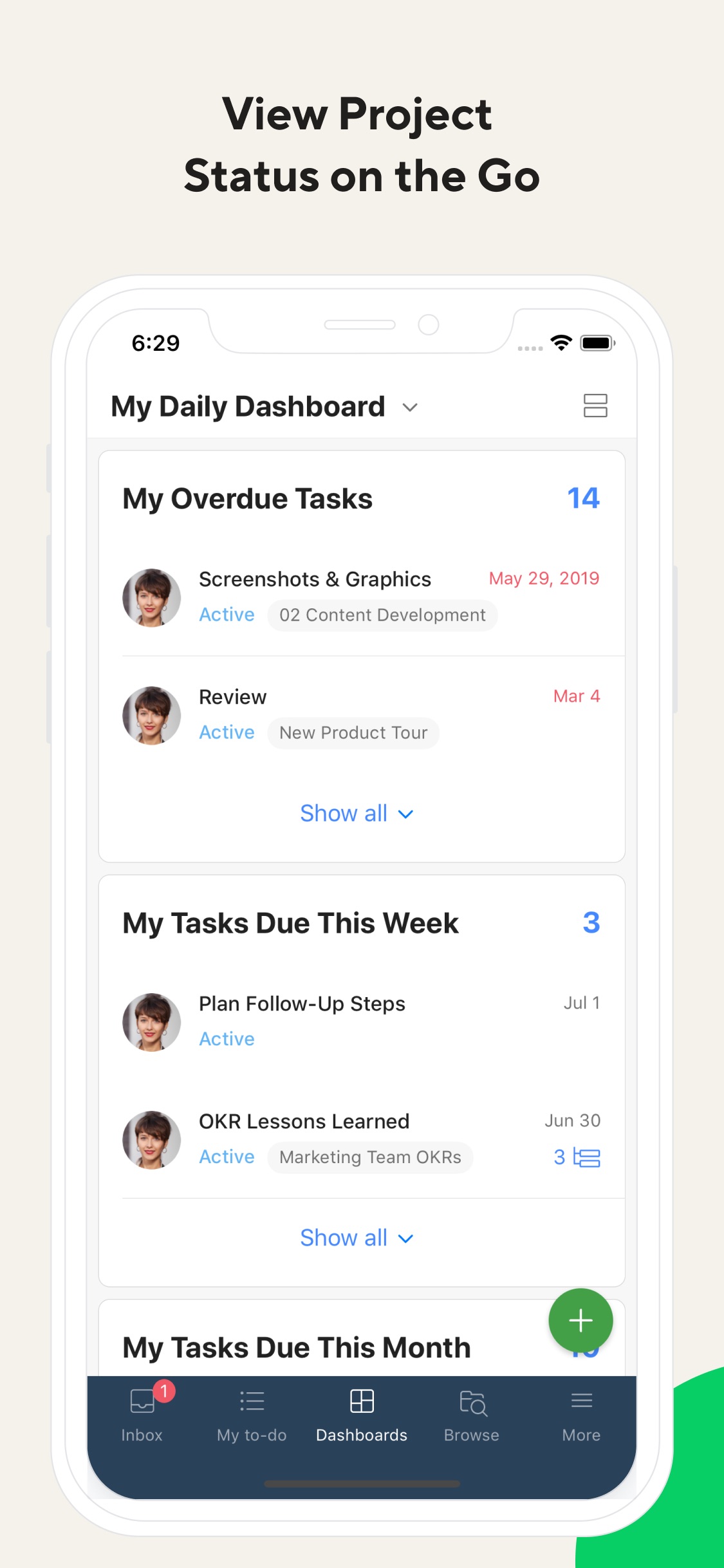 Wrike iPhone screenshot 6