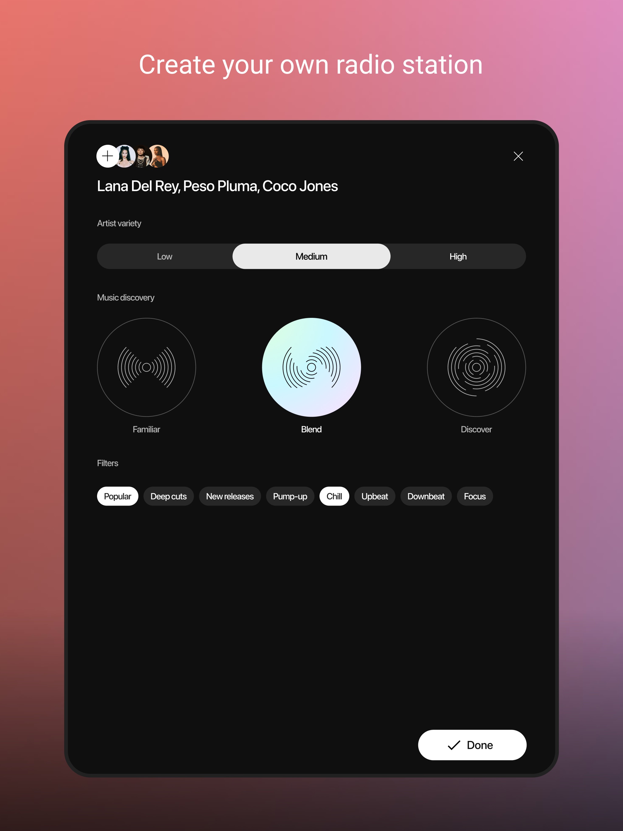 YouTube Music iPad screenshot 2