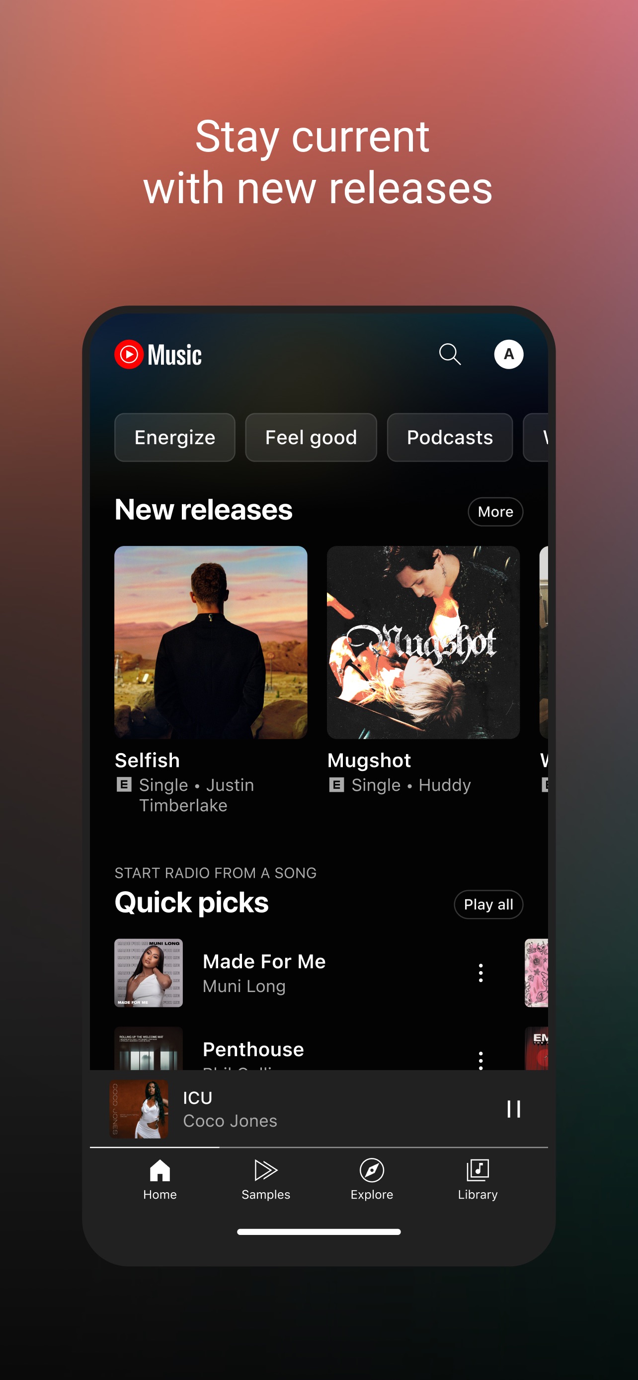 YouTube Music iPhone screenshot 2