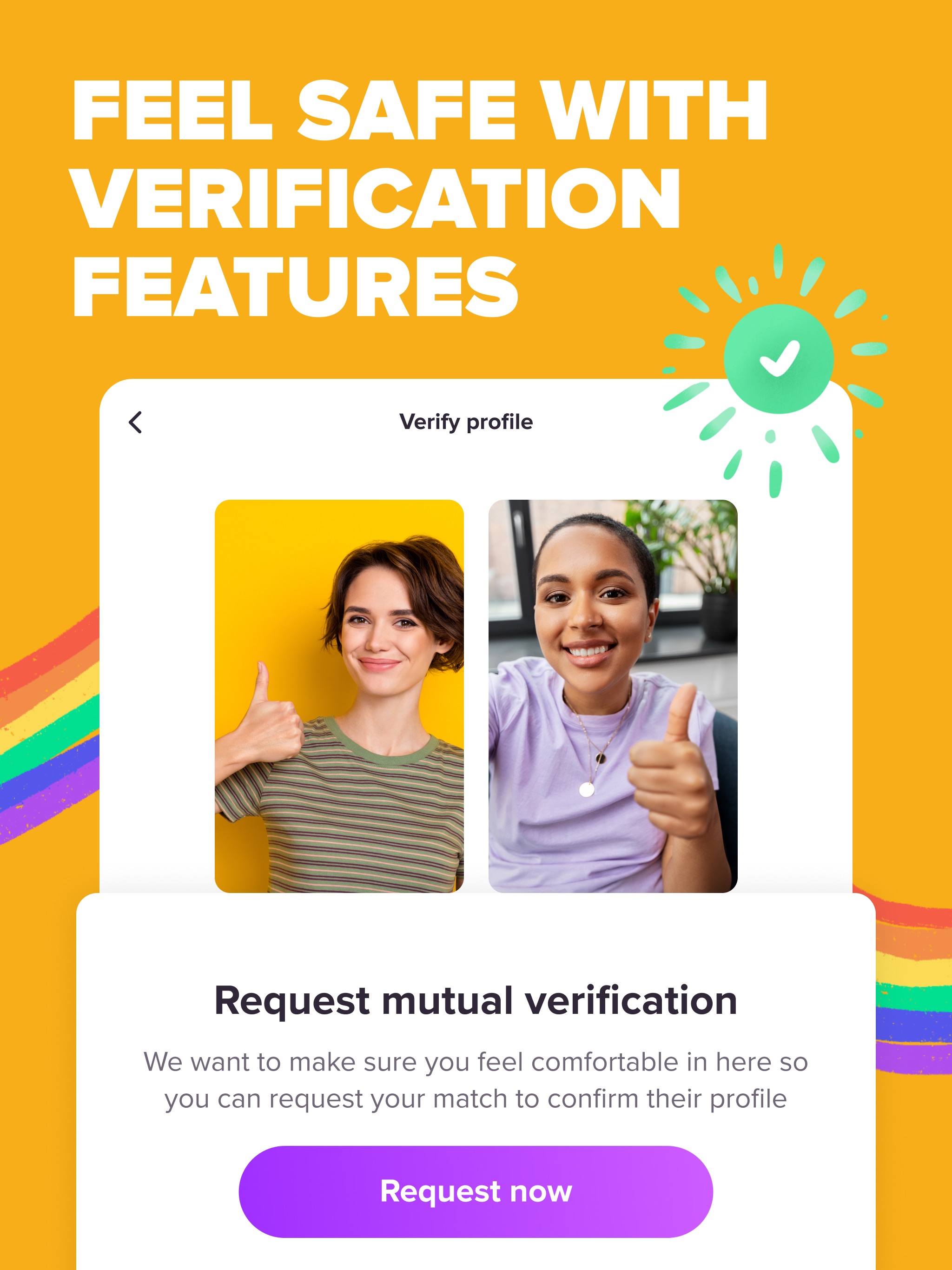 Zoe: Lesbian Dating & Chat iPad screenshot 4