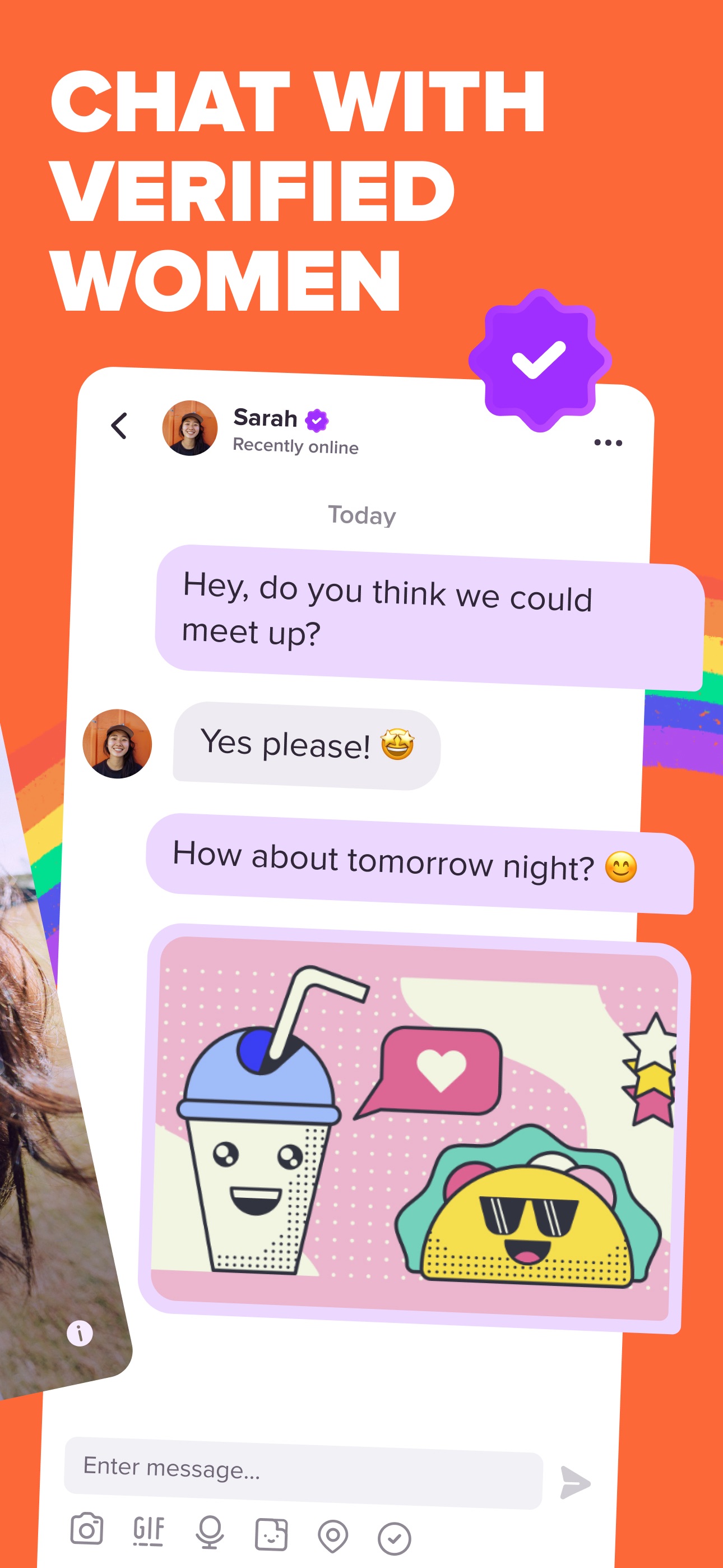 Zoe: Lesbian Dating & Chat iPhone screenshot 3