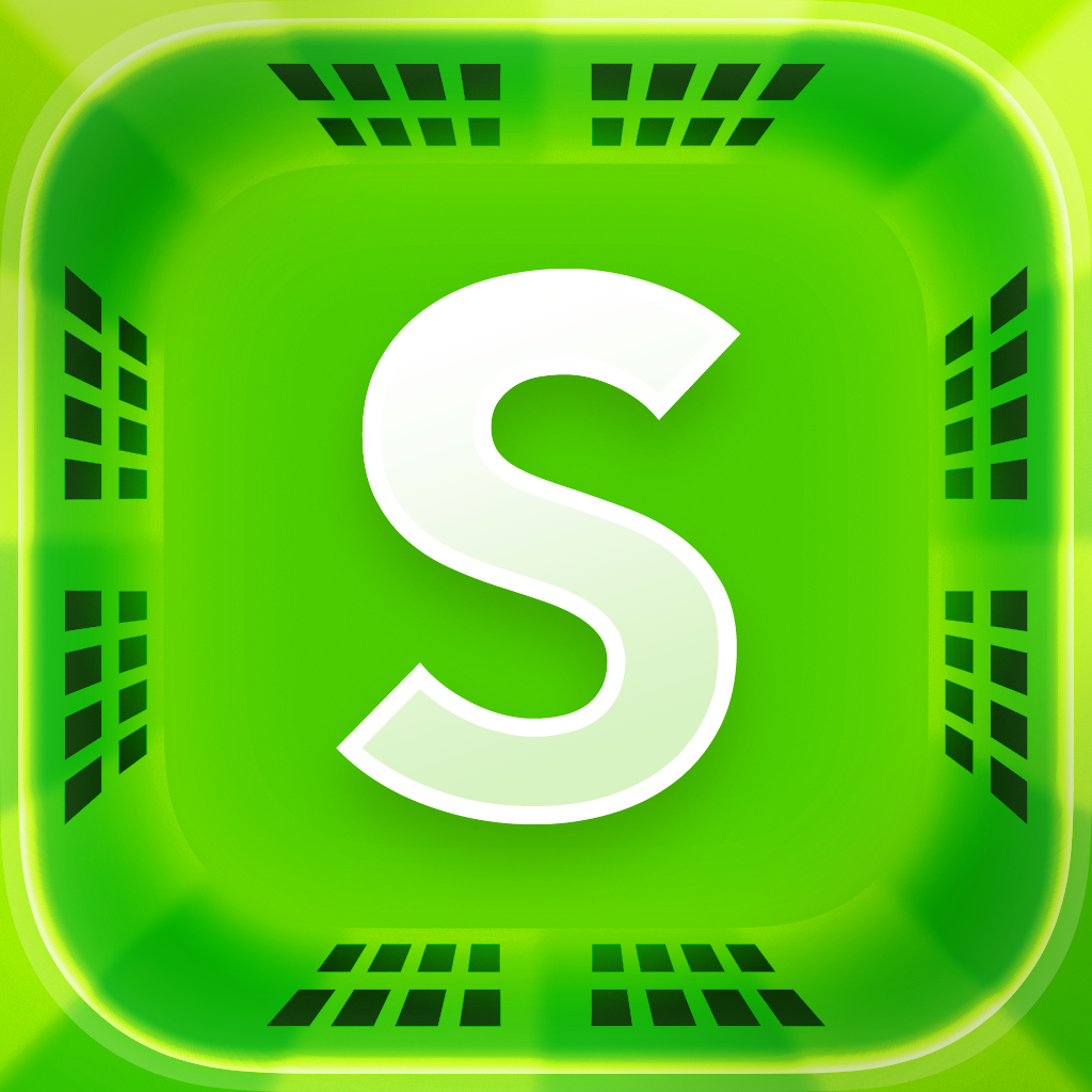 Shopi app icon with a green soft 3D squircle design featuring a letter s.